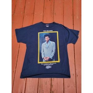 Vintage 90s SEINFELD T Shirt 1997 THE KRAMER TV SHOW Promo XL Castle Rock NBC